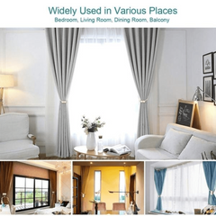 1pc Window Curtain Tieback Clip Magnetic Tie Band Home Office Decorative Drapes