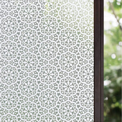 Snowflake Privacy Window Film - Static Cling Vinyl Glass Sticker