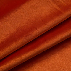 Burnt Orange Velvet Curtains Thermal Insulated Room Darkening