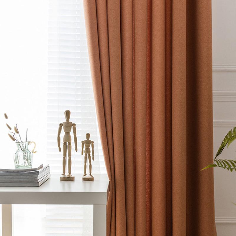 Solid Blackout Curtain for Room Decor