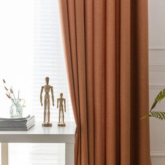 Solid Blackout Curtain for Room Decor
