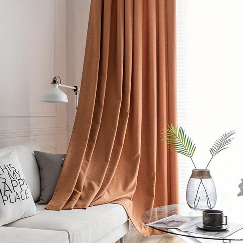 Solid Blackout Curtain for Room Decor