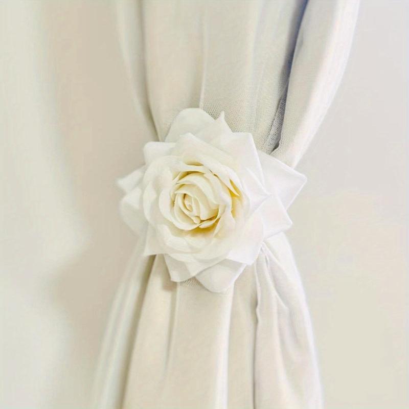 1pc Artificial Rose Holdbacks Curtain Buckle Home Decoration