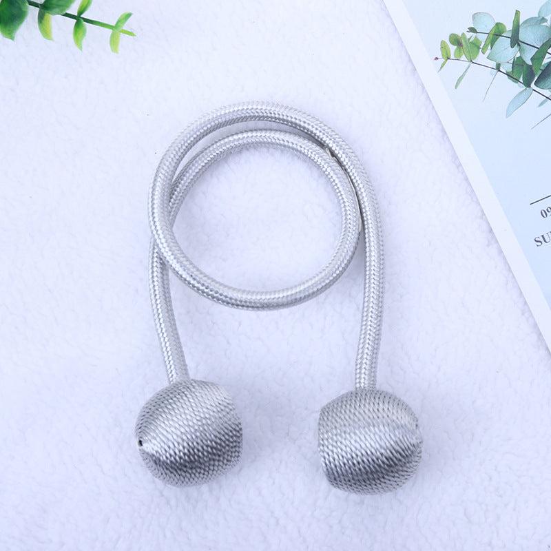2pcs Magnetic Ball Curtain Tiebacks Holdbacks Clips Hook Holder Home Decor