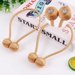 2pcs Magnetic Ball Curtain Tiebacks Holdbacks Clips Hook Holder Home Decor