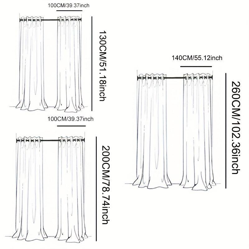 Blackout Curtains Thermal Insulation Finished Curtain Fabric