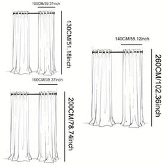Blackout Curtains Thermal Insulation Finished Curtain Fabric