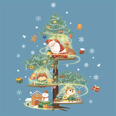 Happy Year Window Stickers Christmas Decorations Shopping Mall Window Glass Deco
