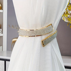Soft Alloy Curtain Tieback for Home Living Room Bedroom