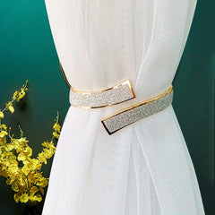Soft Alloy Curtain Tieback for Home Living Room Bedroom