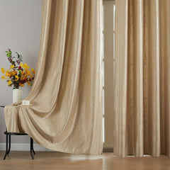 Rose Printed Blackout Curtains for Home Decor