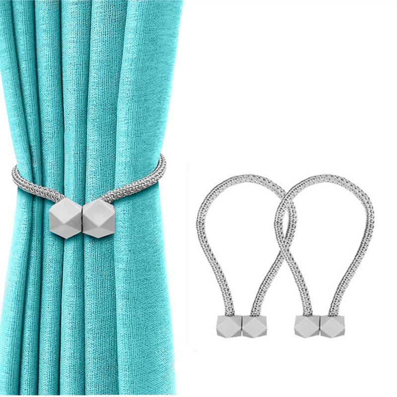 2pcs Magnetic Curtain Tiebacks for Home and Office Use
