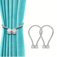 2pcs Magnetic Curtain Tiebacks for Home and Office Use