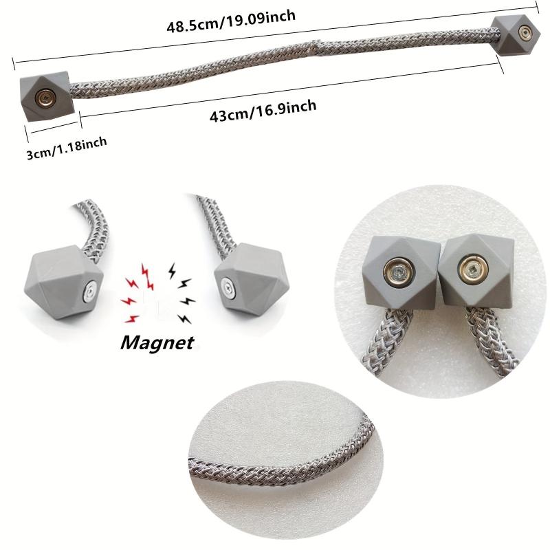 2pcs Magnetic Curtain Tiebacks for Home and Office Use