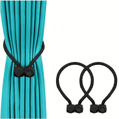 2pcs Magnetic Curtain Tiebacks for Home and Office Use