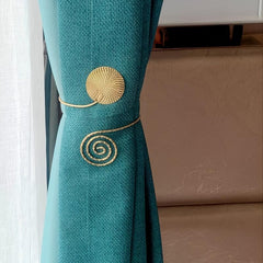 1pc Metal Curtain Tie for Living Room Bedroom Decoration