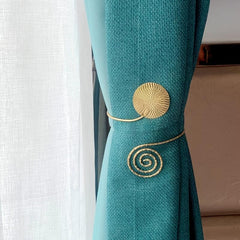 1pc Metal Curtain Tie for Living Room Bedroom Decoration