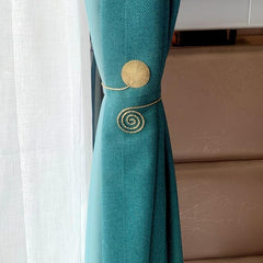 1pc Metal Curtain Tie for Living Room Bedroom Decoration