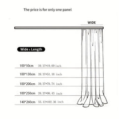 Blackout Curtain Panel Thermal Insulated Room Darkening Bedroom And Living Room
