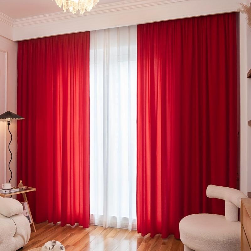 Blackout Curtain Panel Thermal Insulated Room Darkening Bedroom And Living Room