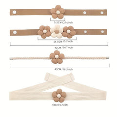 1pc Flower Pattern Curtain Tieback No Drilling