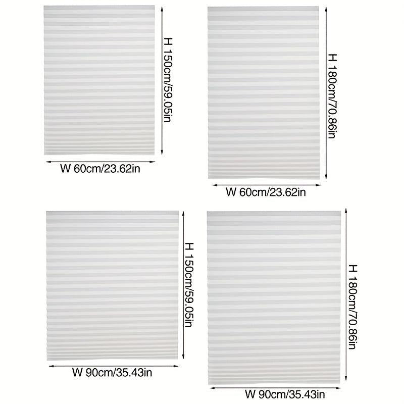 Semi-shading Pleated Door Curtain for Kitchen Bathroom Living Room