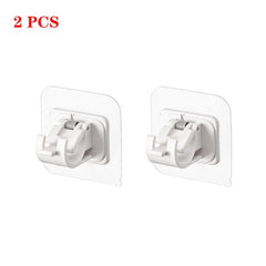 2pcs Nail Adjustable Curtain Rod Holder Clamp Hooks Rod Bracket Holders
