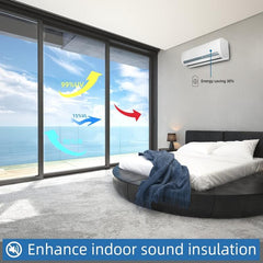 Privacy Window Film Reflective Heat Control Anti UV Daytime One Way Window Tint