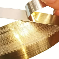 Wardrobe Decorative Strip - Golden Silvery Frame Seam Sticker