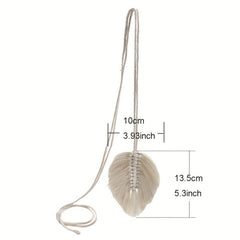 Bohemian Woven Tassel Curtain Buckle Leaves Curtain Ties
