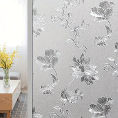 Flower Frosted Glass Window Film Privacy Protection Sticker