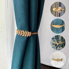 2pcs Metal Spring Curtain Tieback for Home Decor