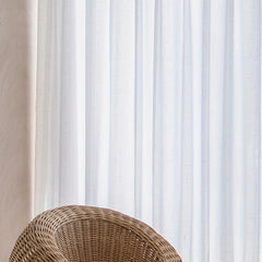 Rod Pocket Sheer Curtain for Home Decor