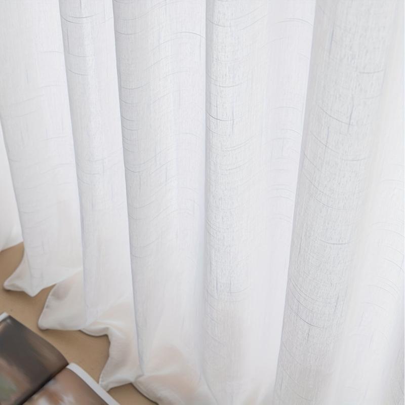 Rod Pocket Sheer Curtain for Home Decor