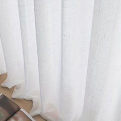 Rod Pocket Sheer Curtain for Home Decor