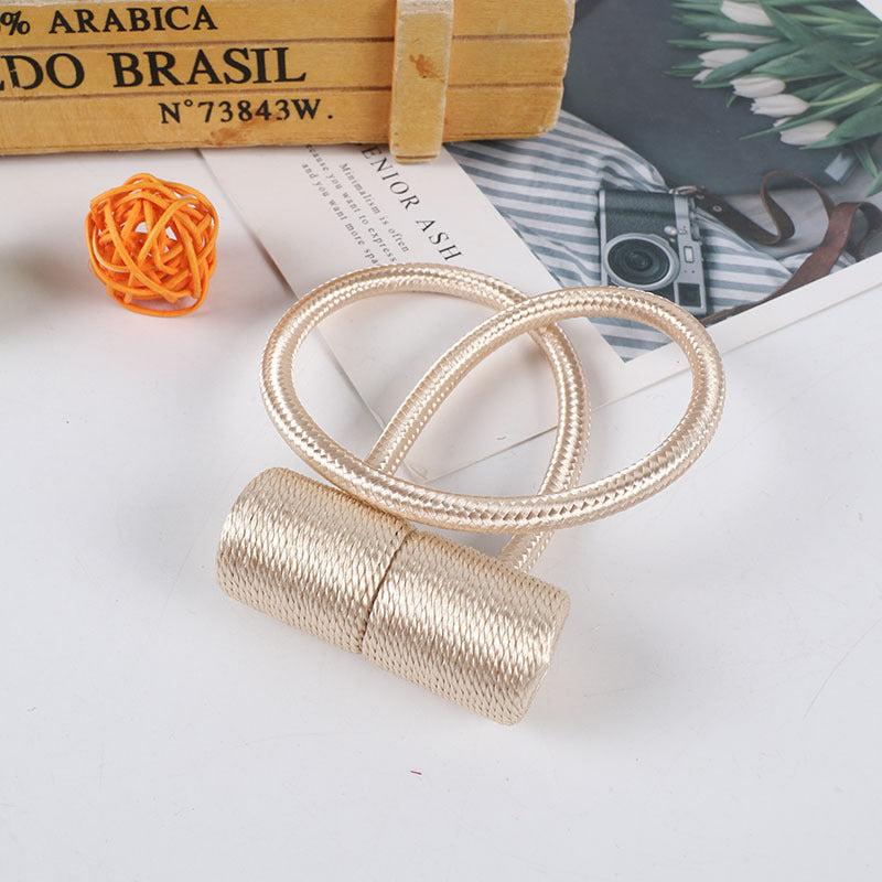 2pcs Magnetic Window Curtain Tiebacks for Home Office Living Room Decor