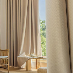 Elegant Geometric Pattern Curtain for Home Decor