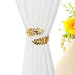 Boho Leaf Curtain Tieback for Window Blackout Home Decor