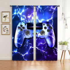Blackout Gamepad Curtains for Gaming and Decor