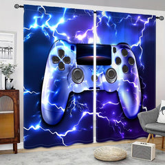 Blackout Gamepad Curtains for Gaming and Decor