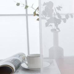 Sheer Voile Rod Pocket Window Curtain for Home Decor