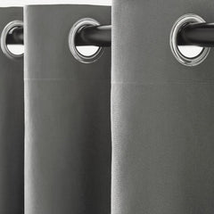 Blackout Grommet Top Curtains for Bedroom - Insulated Room Darkening Drapes