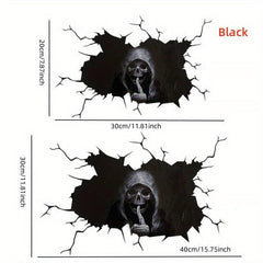 Halloween Window Stickers Scary Skeleton Decor Removable PVC Car Sticker