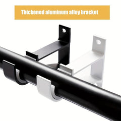 Aluminum Alloy Curtain Rod Bracket with 2 Screws