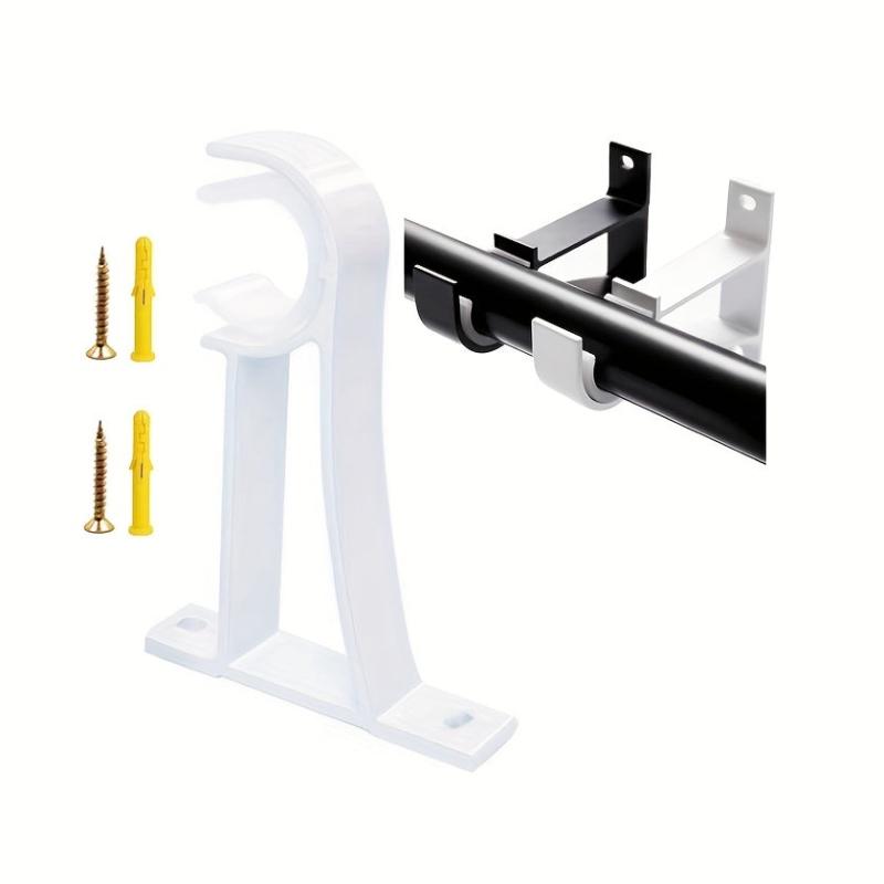Aluminum Alloy Curtain Rod Bracket with 2 Screws