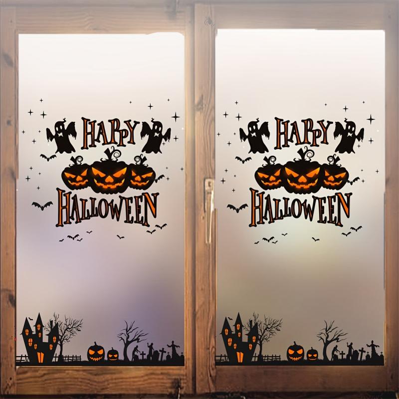 Halloween Window Sticker Party Glass Decoration