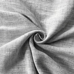1PC Linen Curtain Head Short Valance Gray Tassel Kitchen Curtain Small Curtain