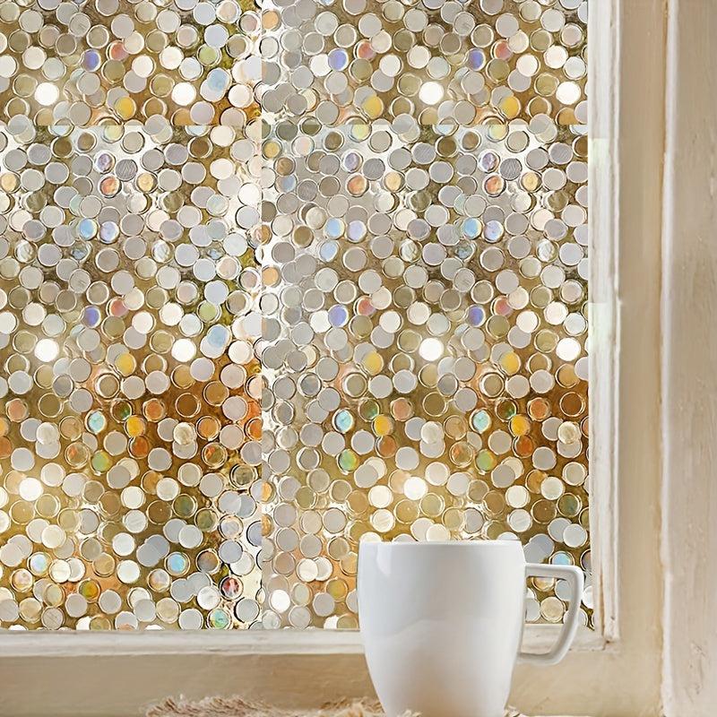 Removable Glass Window Film 3D Colorful Anti-peep Sticker
