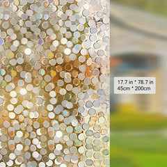 Removable Glass Window Film 3D Colorful Anti-peep Sticker