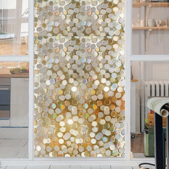 Removable Glass Window Film 3D Colorful Anti-peep Sticker